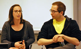 Jen Ehrlich '13 and Alex Cohen '13