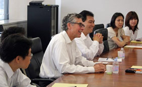 Dean Rasmussen visits a Toyko firm