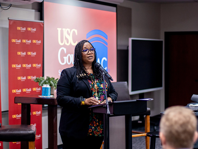 Gould Associate Dean Nickey Woods (Photo by Andrew Svistunov)