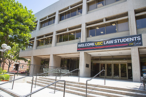Gould building with welcome banner